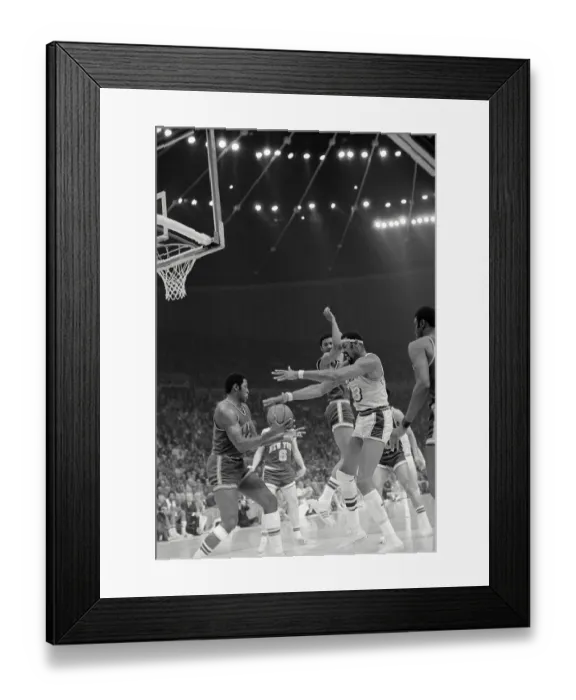 Framed Print : Wilt Chamberlain Going for Basketball Framed Print : Wilt Chamberlain Going for Basketball