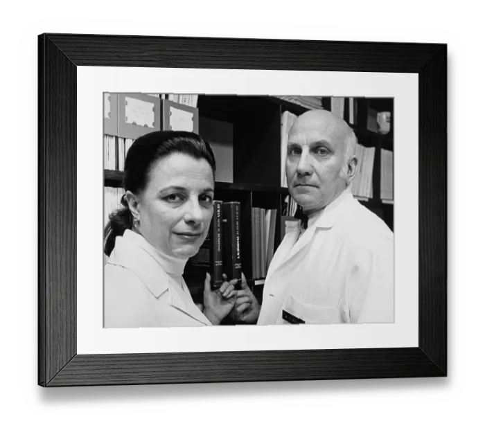 Framed Print : William H. Masters and Virginia E. Johnson Framed Print : William H. Masters and Virginia E. Johnson