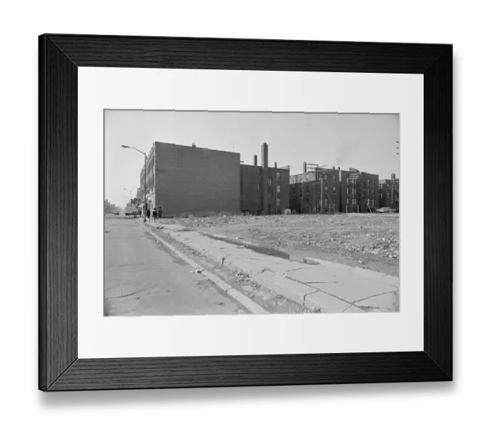 Framed Print : Vacant Lot Framed Print : Vacant Lot