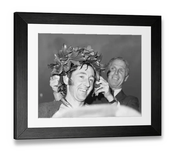Framed Print : Ron Hill Marathon Winner Framed Print : Ron Hill Marathon Winner