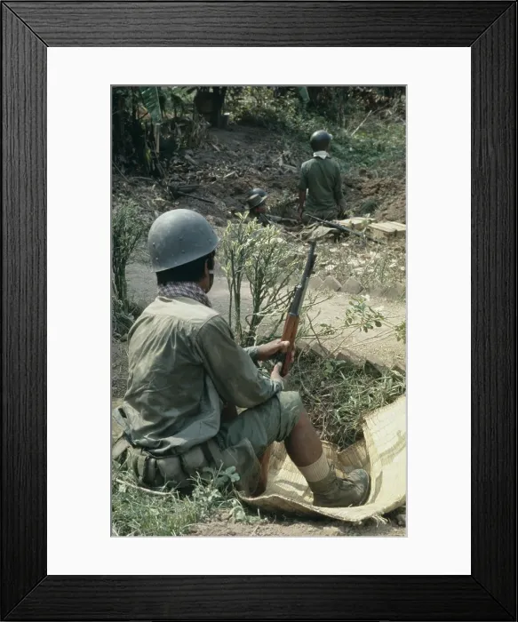 Framed Print : Sa Ang, Vietnam War Framed Print : Sa Ang, Vietnam War