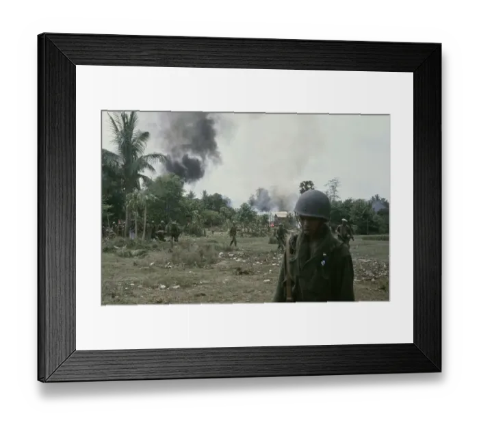 Framed Print : Sa Ang, Vietnam War