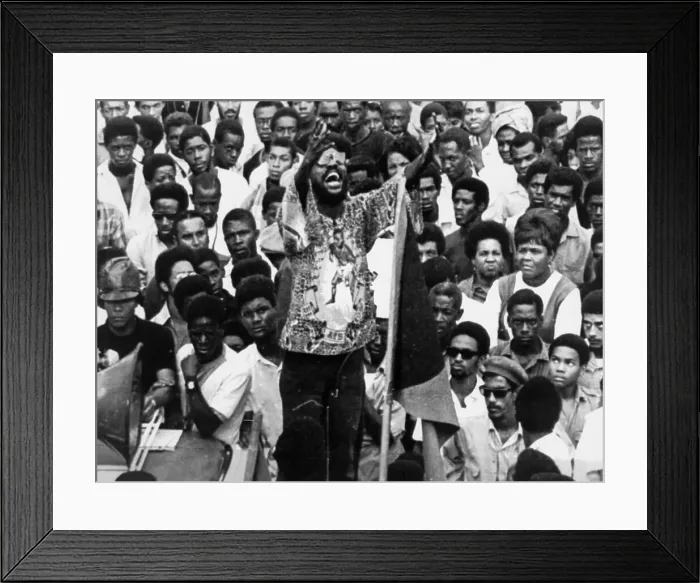 Framed Print : Black Power in Trinadad Framed Print : Black Power in Trinadad