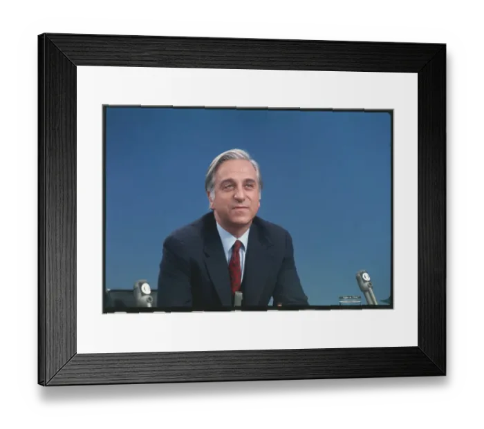 Framed Print : Portrait of Howard Samuels Framed Print : Portrait of Howard Samuels