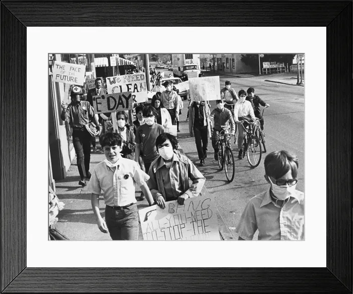 Framed Print : St. Louis Students Marching Against Air Pollution Framed Print : St. Louis Students Marching Against Air Pollution
