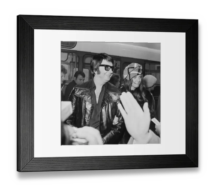 Framed Print : Singer Roy Orbison with His Wife Barbara Framed Print : Singer Roy Orbison with His Wife Barbara