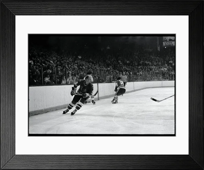 Framed Print : Bobby Hull in Hockey Action Framed Print : Bobby Hull in Hockey Action