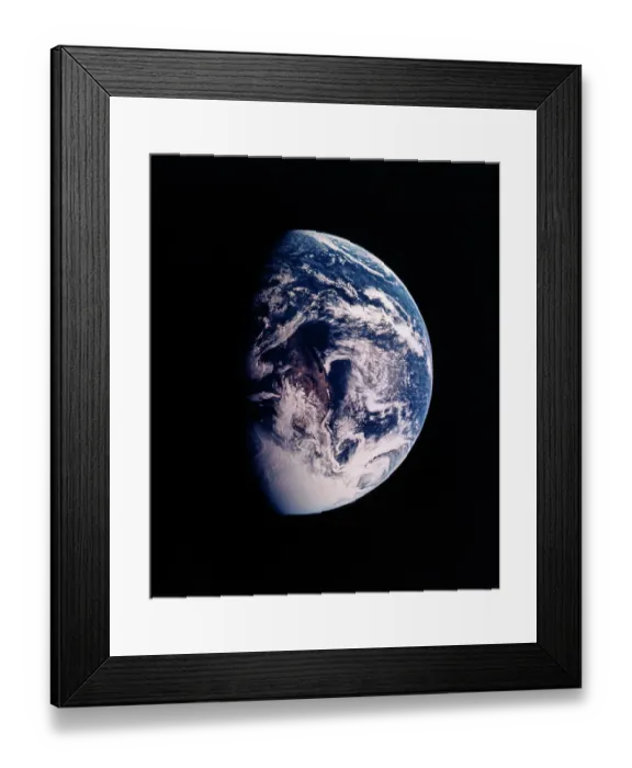Framed Print : Earth by Telescopic Measures Framed Print : Earth by Telescopic Measures