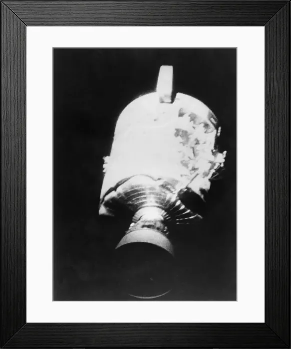 Framed Print : Apollo 13. NASA released this photograph taken Framed Print : Apollo 13. NASA released this photograph taken