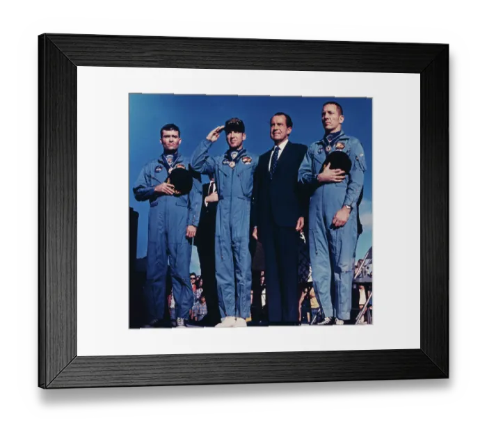 Framed Print : Apollo 13 Astronauts and President Nixon Framed Print : Apollo 13 Astronauts and President Nixon