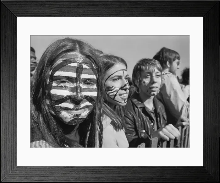 Framed Print : Vietnam War Demonstrators in Boston Framed Print : Vietnam War Demonstrators in Boston