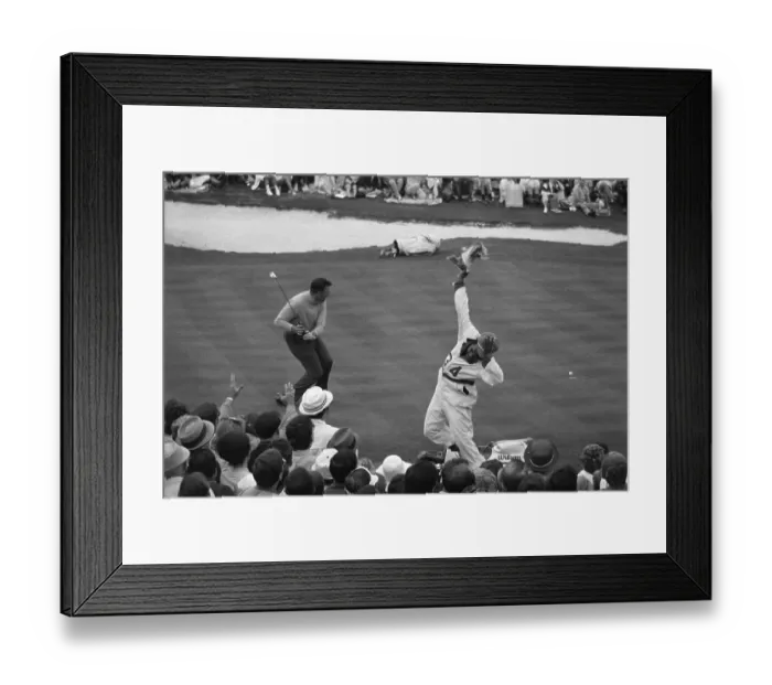 Framed Print : Golfer Billy Casper Misses Winning Putt Framed Print : Golfer Billy Casper Misses Winning Putt