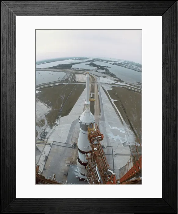 Framed Print : Apollo 13 Mobile Launcher
