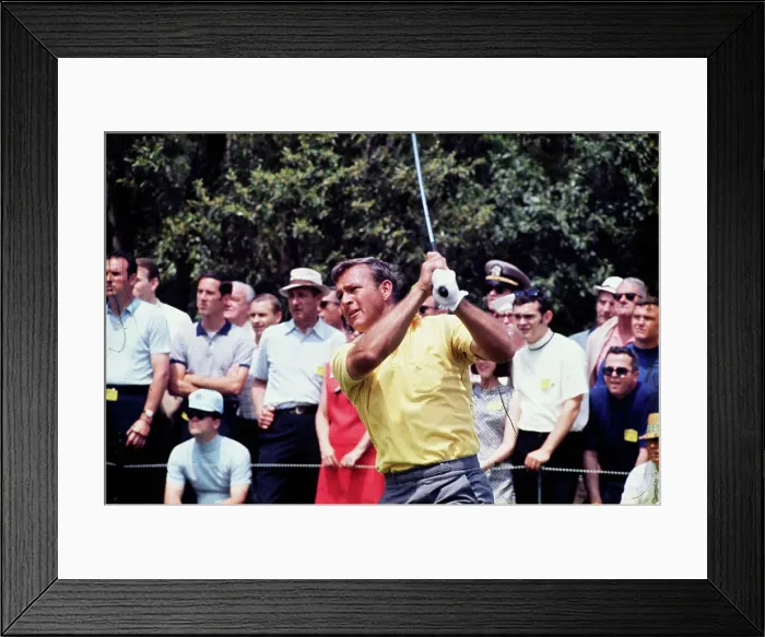 Framed Print : Arnold Palmer Swinging Golf Club Framed Print : Arnold Palmer Swinging Golf Club