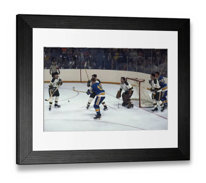 Framed Print : Action During Hockey Game Framed Print : Action During Hockey Game