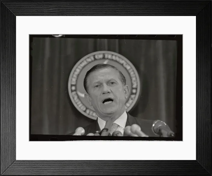 Framed Print : John Volpe Speaking Framed Print : John Volpe Speaking