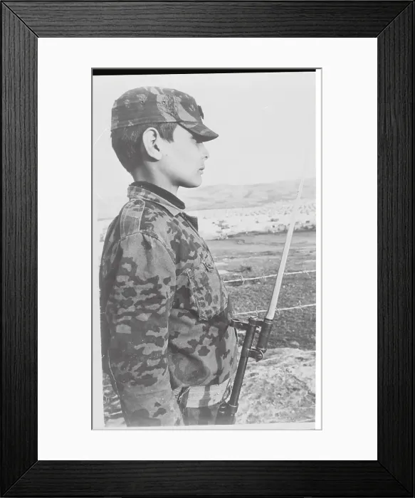 Framed Print : Arab Youth During Guerrilla Training Framed Print : Arab Youth During Guerrilla Training