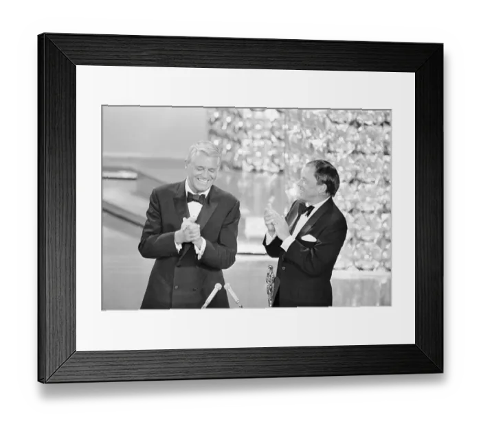 Framed Print : Frank Sinatra and Cary Grant Applaud at Awards Framed Print : Frank Sinatra and Cary Grant Applaud at Awards