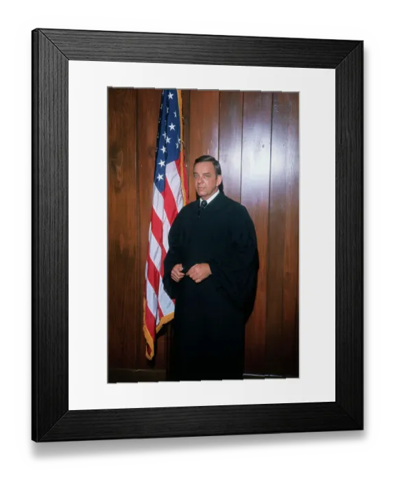 Framed Print : Portrait of Judge G. Harrold Carswell Framed Print : Portrait of Judge G. Harrold Carswell