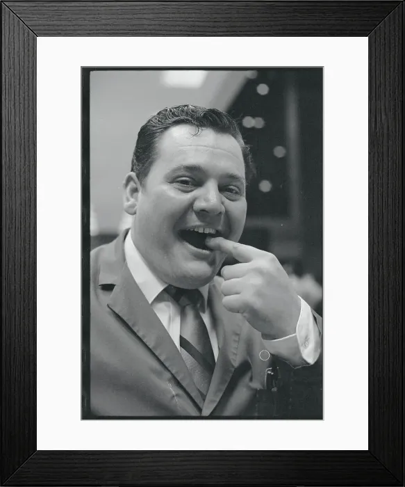 Framed Print : Broker Signaling Time for Lunch Break Framed Print : Broker Signaling Time for Lunch Break