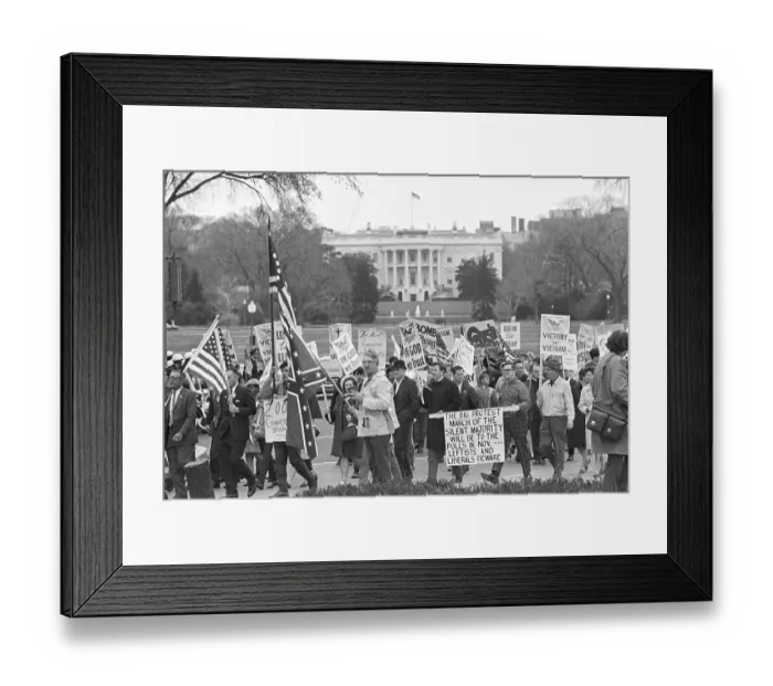 Framed Print : Pro-Vietnam March Framed Print : Pro-Vietnam March