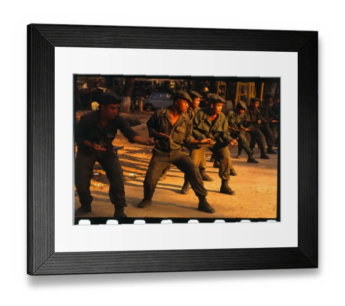 Framed Print : Cambodian University Students Joining Army Framed Print : Cambodian University Students Joining Army