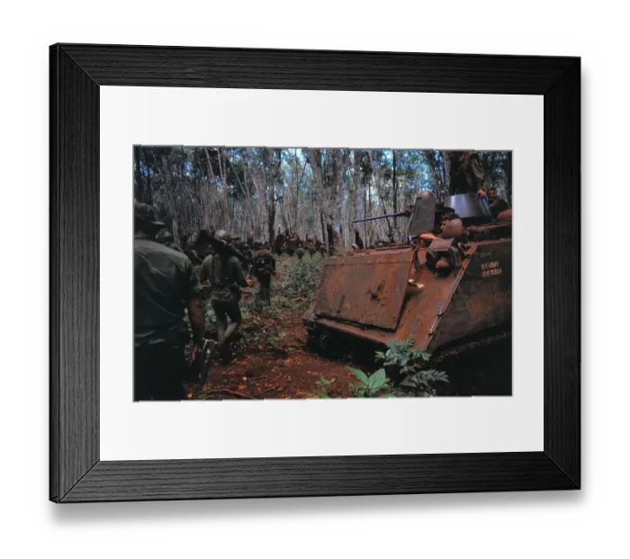Framed Print : Military Tanks on the Move in Cambodia Framed Print : Military Tanks on the Move in Cambodia