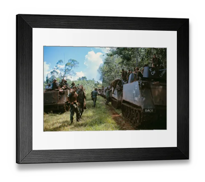 Framed Print : Military Tanks on the Move in Cambodia Framed Print : Military Tanks on the Move in Cambodia
