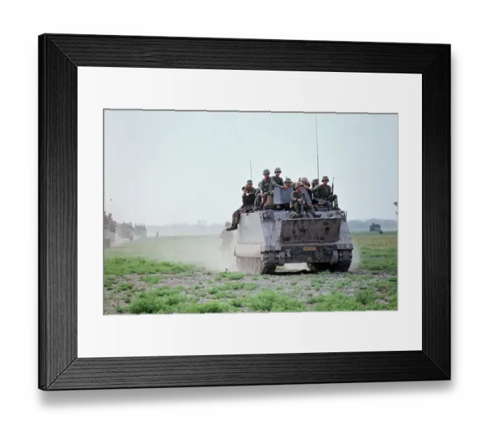Framed Print : Rangers Patrol the Border Along Cambodia