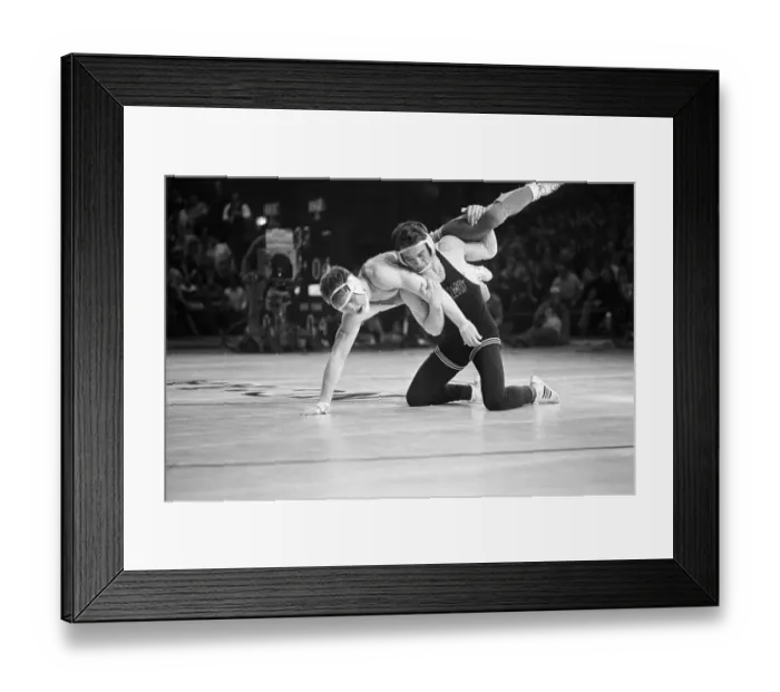 Framed Print : NCAA Championship Wrestling Match Framed Print : NCAA Championship Wrestling Match