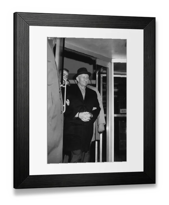 Framed Print : Carlo Gambino escorted by FBI agents Framed Print : Carlo Gambino escorted by FBI agents