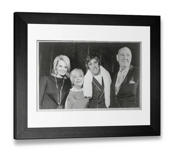 Framed Print : Burt Bacharach Posing with His Parents Framed Print : Burt Bacharach Posing with His Parents