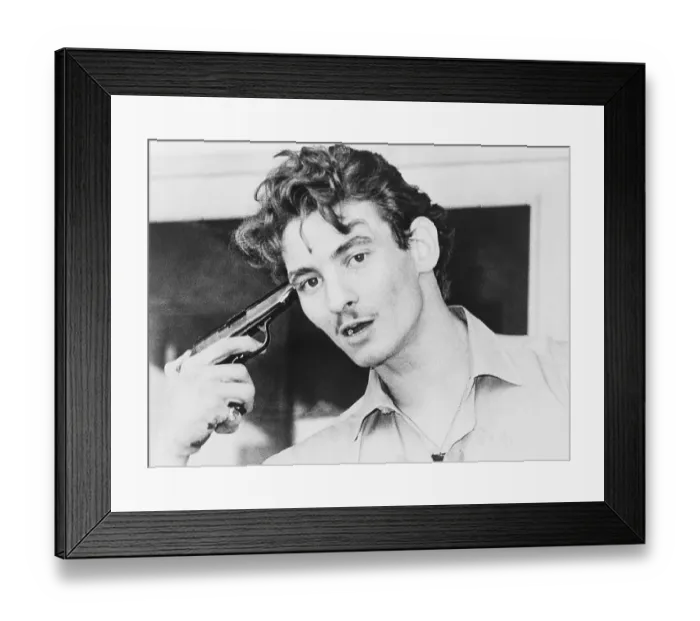 Framed Print : Danny DeSmith Holding a Gun to His Head Framed Print : Danny DeSmith Holding a Gun to His Head