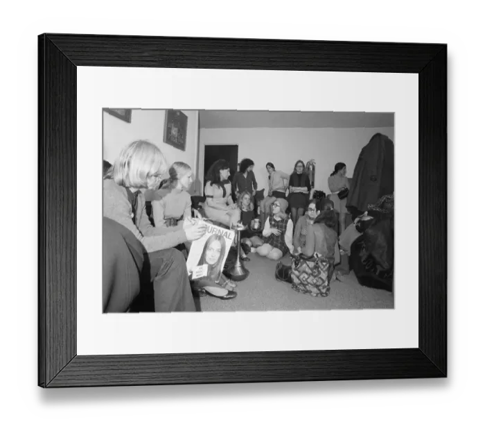 Framed Print : Militant Feminists Take Magazine Office Framed Print : Militant Feminists Take Magazine Office