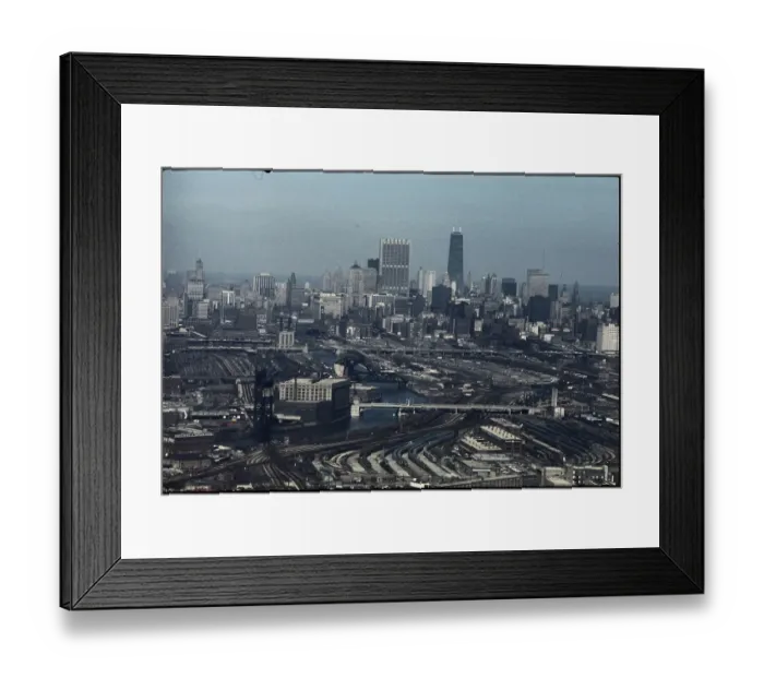 Framed Print : Chicago's Loop from South Side Framed Print : Chicago's Loop from South Side