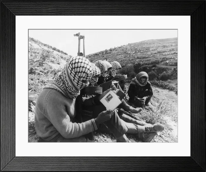 Framed Print : Arab Commandos Read Mao Little Red Book Framed Print : Arab Commandos Read Mao Little Red Book