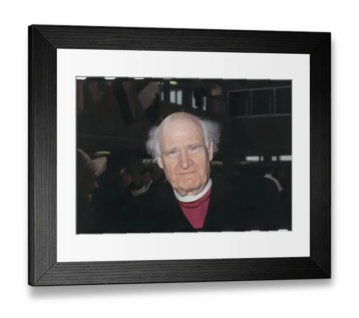 Framed Print : Michael Ramsey Arriving at Airport Framed Print : Michael Ramsey Arriving at Airport