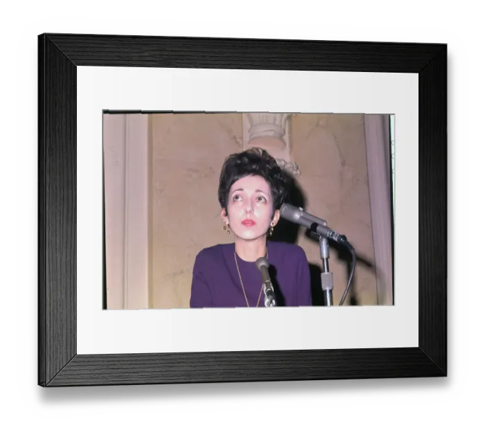 Framed Print : Portrait of Joyce Carol Oates