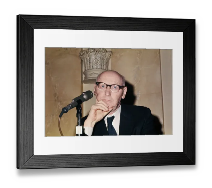 Framed Print : Portrait of Isaac Bashevis Singer