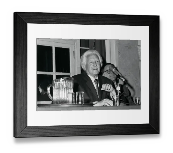 Framed Print : National Book Award Winner Erik Erikson Framed Print : National Book Award Winner Erik Erikson