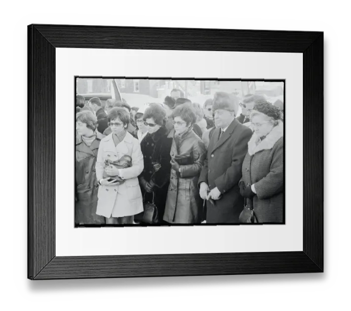 Framed Print : Yvonne, Annette, and Cecile Dionne Grieving Framed Print : Yvonne, Annette, and Cecile Dionne Grieving