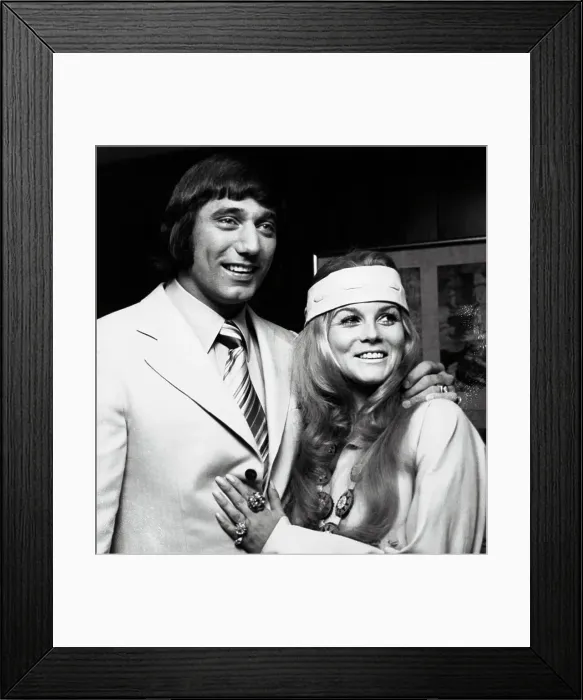 Framed Print : Ann-Margret and Joe Namath Posing Together Framed Print : Ann-Margret and Joe Namath Posing Together