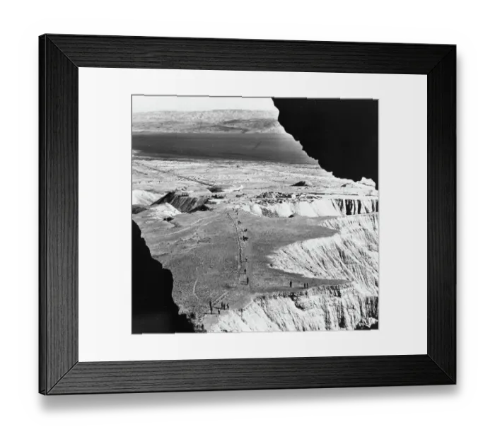 Framed Print : The Qumran Caves