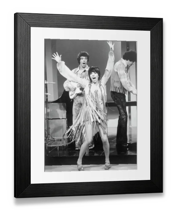 Framed Print : Liza Minnelli Performing with The Bojangles