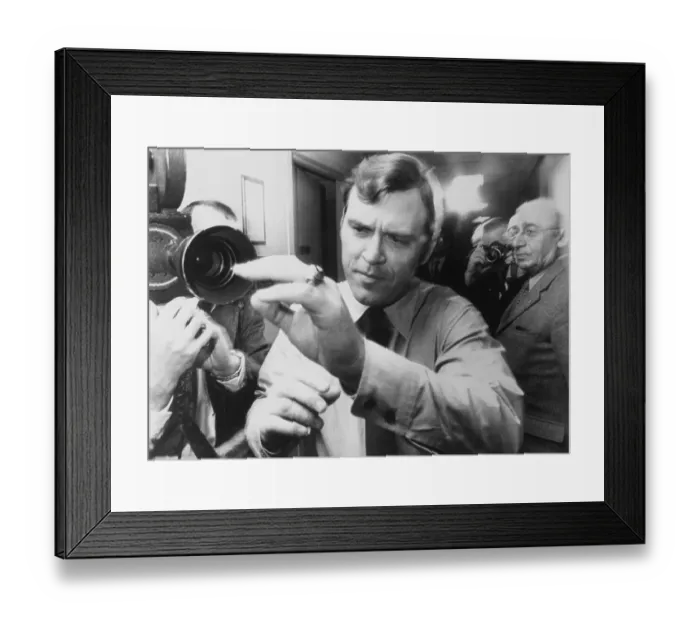 Framed Print : Pitcher Denny McLain Leaving Commissioners Office During Scandal Framed Print : Pitcher Denny McLain Leaving Commissioners Office During Scandal