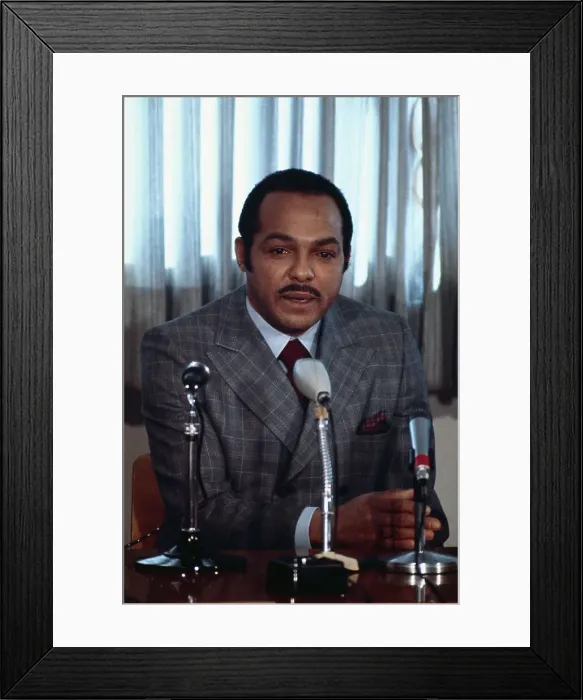 Framed Print : Carl B. Stokes Speaking Framed Print : Carl B. Stokes Speaking