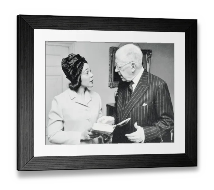 Framed Print : King Gustaf and Coretta King Framed Print : King Gustaf and Coretta King