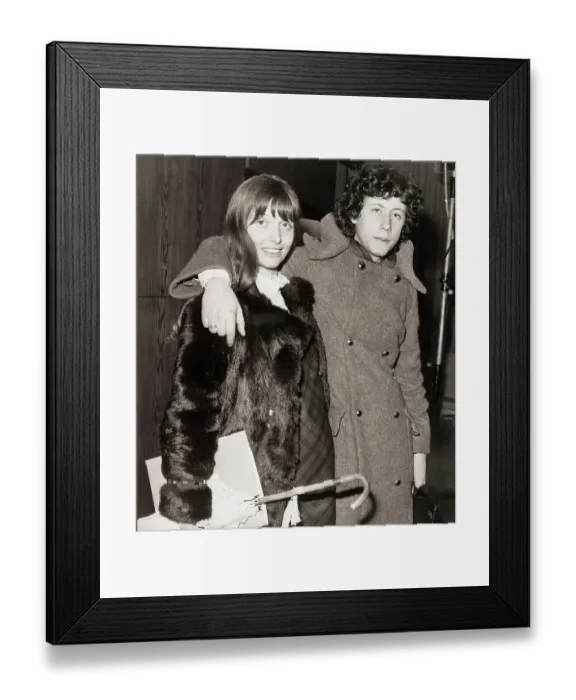 Framed Print : Arlo Guthrie and Wife Jackie