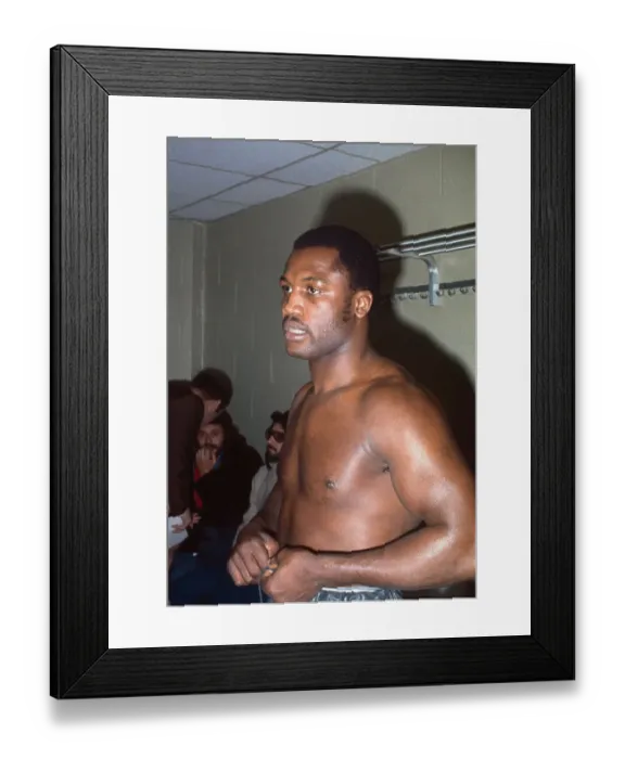 Framed Print : Portrait of Boxer Joe Frazier Framed Print : Portrait of Boxer Joe Frazier