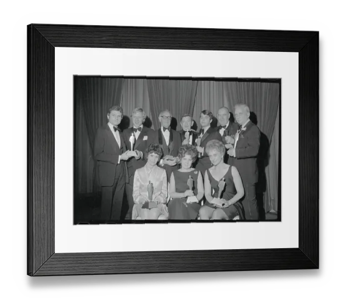 Framed Print : People Posing with Fashion Industry Awards Framed Print : People Posing with Fashion Industry Awards